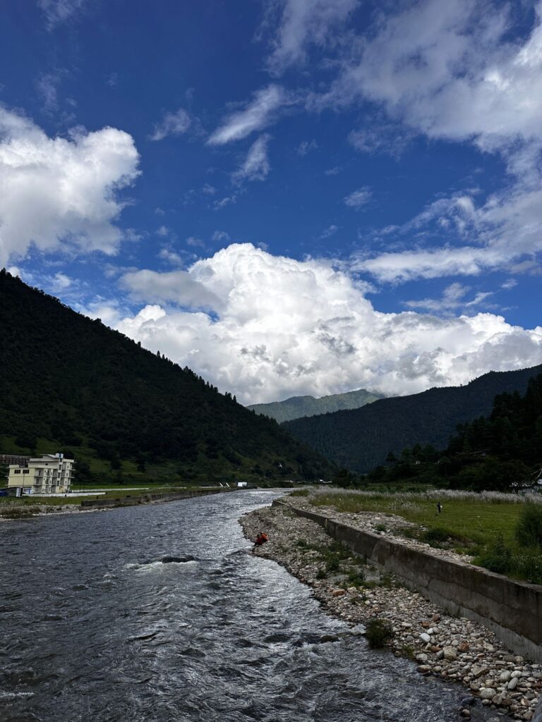 Sangetsar (Madhuri) Lake boardwalk with with clear water and serene scenery